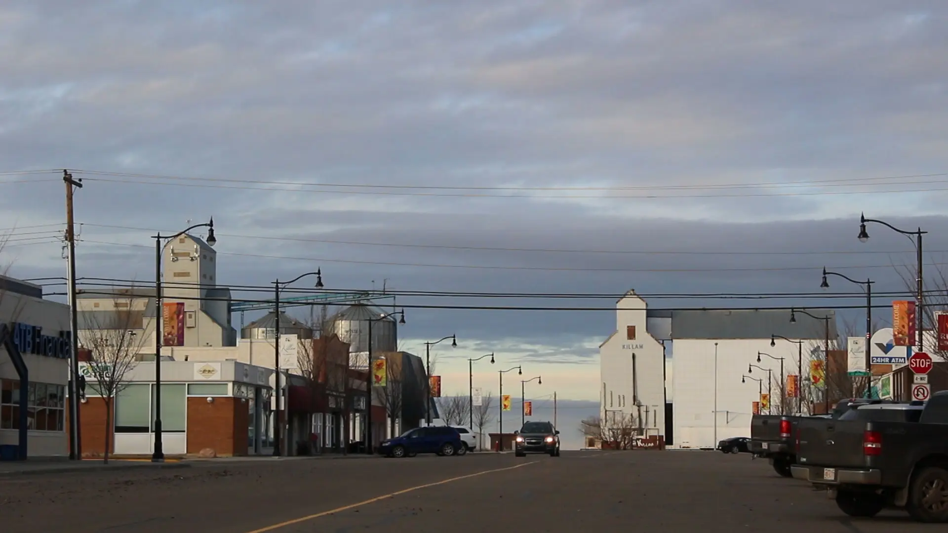 A small rural main street representing the communities served across the region